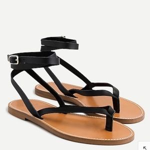 J Crew Wrap Thong Sandals size 7 1/2 NWT
